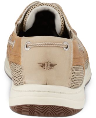 Men's Beacon Leather Casual Boat Shoe with NeverWet