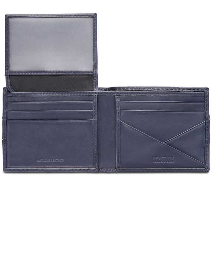 Kenneth Cole Reaction Men's Colorblocked Leather Passcase Wallet - Macy's