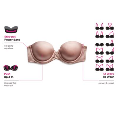 maidenform love the lift strapless bra
