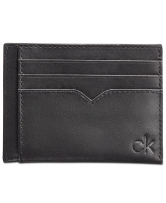 Calvin Klein - Men's Leather Logo Card Case