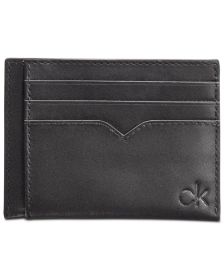 Men's Leather Logo Card Case