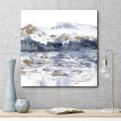 Mountain views Gallery-Wrapped Canvas Wall Art - 20" x 20"