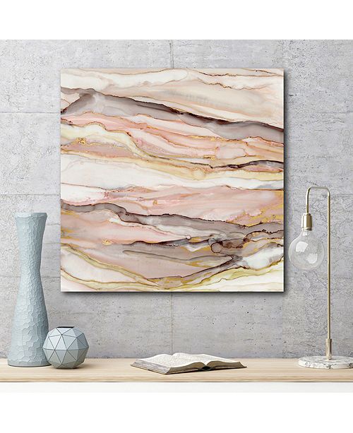 Courtside Market Rose Gold Gallery Wrapped Canvas Wall Art 20 X