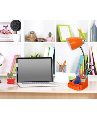 Limelight's Gooseneck Organizer Desk Lamp with iPad Tablet Stand Book Holder and USB port