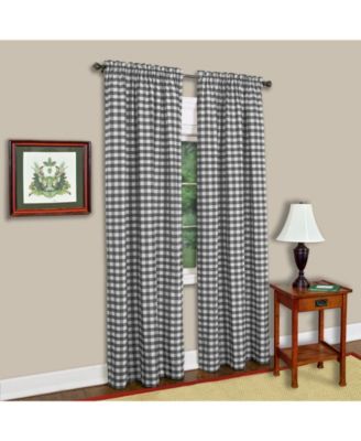 Buffalo Check Window Panel, 42" x 84"
