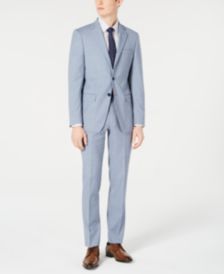 Men's X-Fit Slim-Fit Light Blue Sharkskin Suit Separates