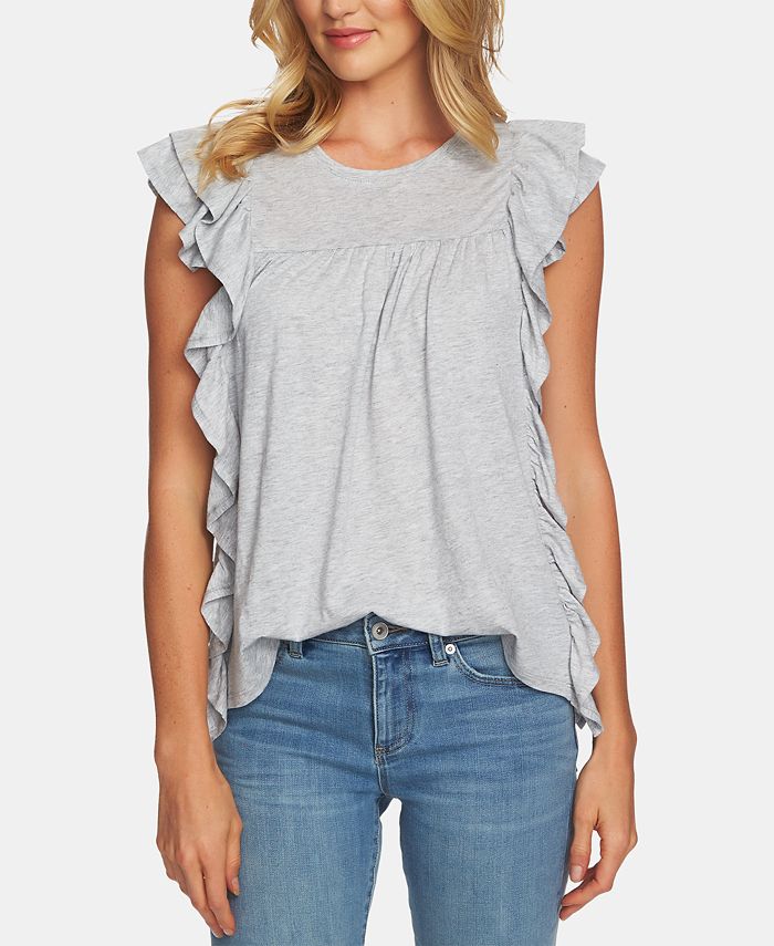 CeCe Ruffled Top - Macy's