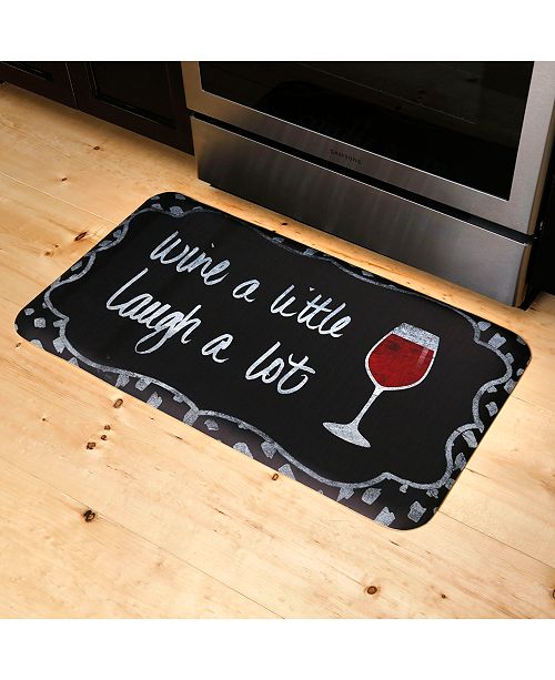 Home Dynamix David Burke Premier "Wine A Little, Laugh A Lot" Cushioned