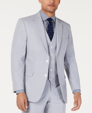 Tommy Hilfiger Men's Modern-Fit Flex Stretch Chambray Suit Jackets