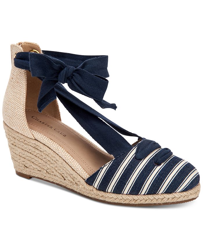 Charter Club Maritzaa Wedge Sandals, Created for Macy's & Reviews