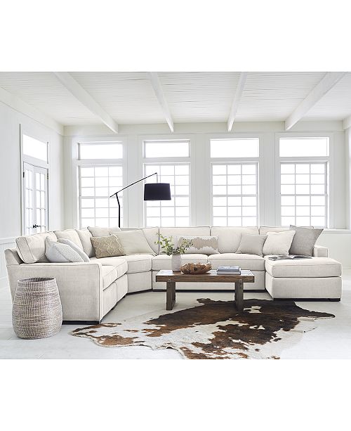 Furniture Radley Fabric Sectional Sofa Collection, Created for Macy's