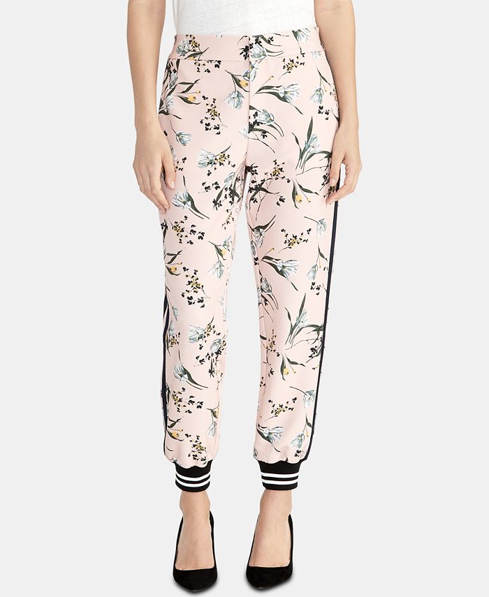 RACHEL Rachel Roy Floral Print Joggers Macy s