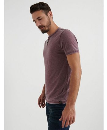 Lucky Brand Men's Venice Burnout Notch Tee - Macy's