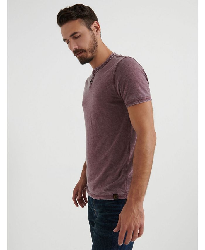 Lucky Brand Men's Venice Burnout Notch Tee - Macy's