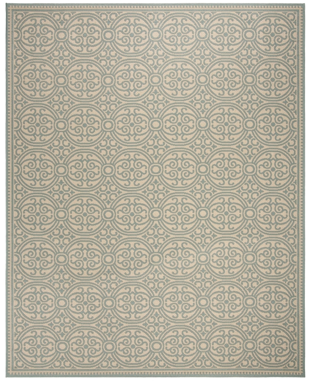 Safavieh Linden 9' x 12' Area Rug - Aqua/Cream