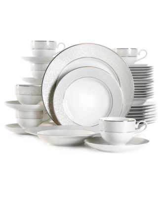 Mikasa Parchment 40 Pc. Dinnerware Set Service for 8 Macy s