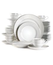 Soho Lounge Gibson White Elements Fleetwood 42-Pc. Dinnerware Set, Service  for 6, Created for Macy's - Macy's