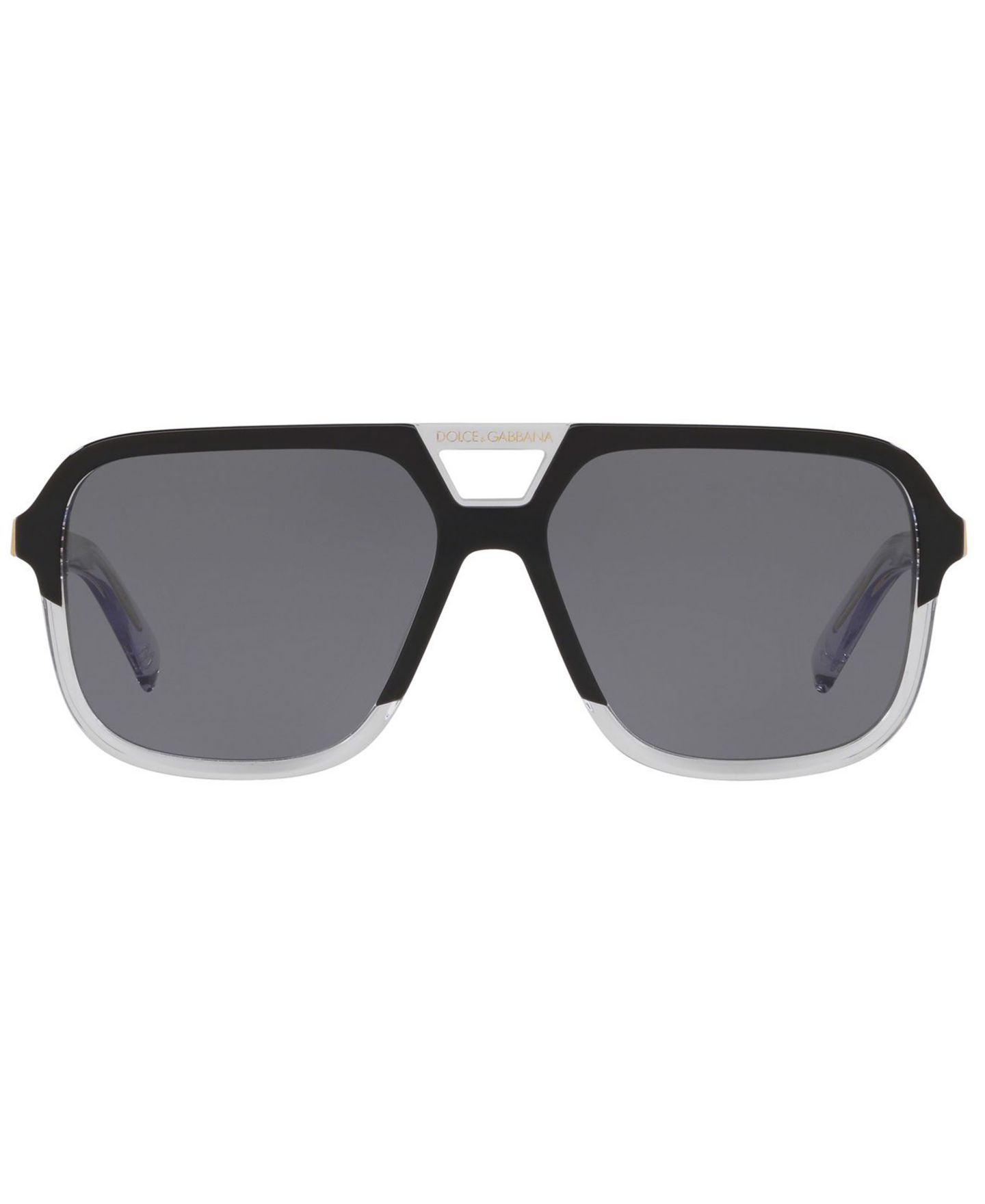 Женские солнцезащитные очки Dolce&Gabbana Polarized Sunglasses, DG4354 58, цвет: Чёрный / Серый — фото 7