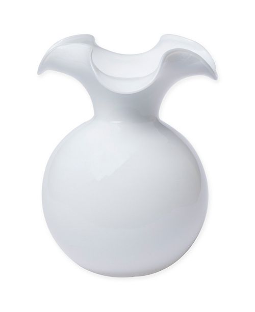 Vietri Hibiscus Glass Large Fluted Vase Reviews Vases Home