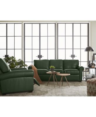 Furniture Orid Roll Arm Leather Sectional And Sofa Collection, Created for Macy's