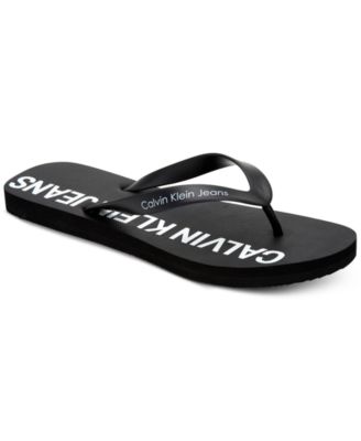 calvin klein flip flops mens