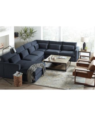 Canillo 4-Pc. Fabric Chaise Sectional Sofa, Created for Macy's