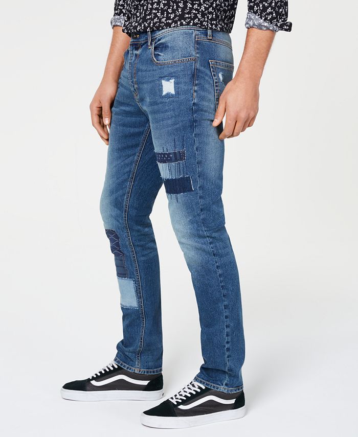 American Rag Men's Patched Jeans Macy's