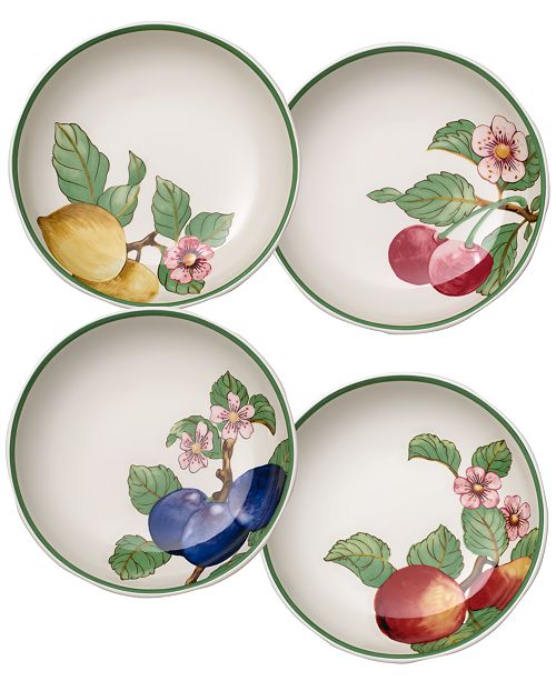 French Garden Modern Fruit Set 4 Pasta Bowl
