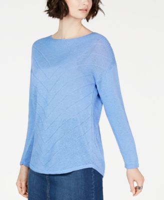 Pointelle Tunic Sweater, Created 