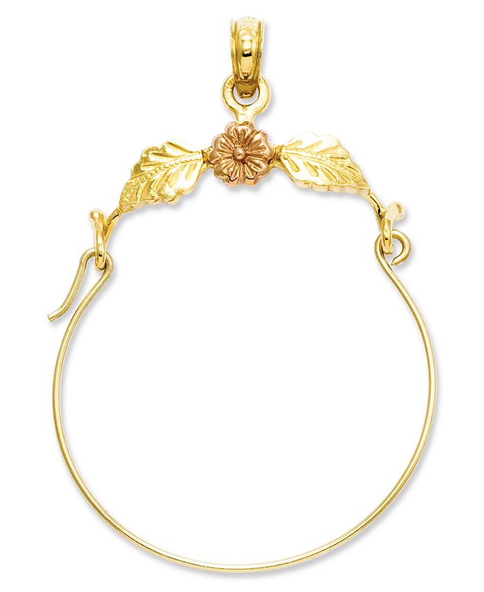 14k gold charm deals holder