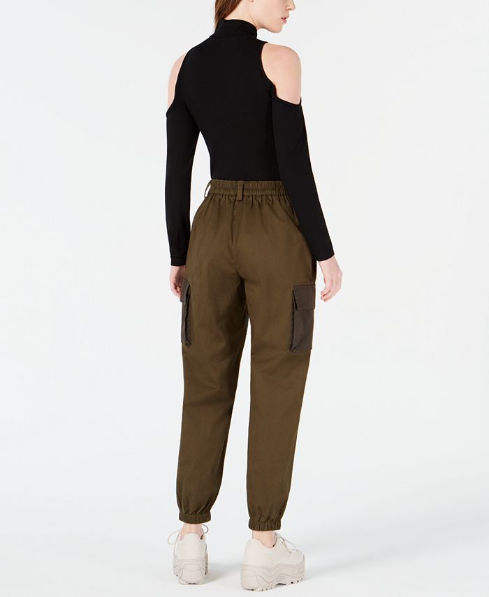 Waisted Crossed Cargo Pants - Macy's