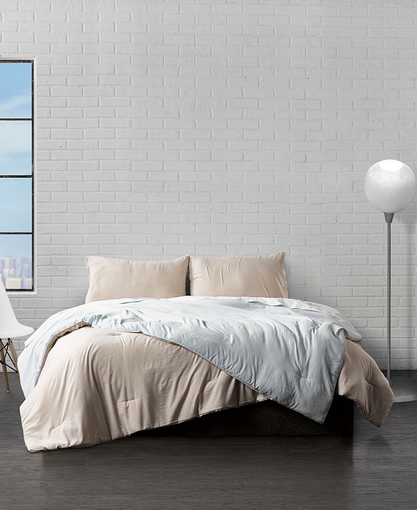 Ella Jayne Reversible Brushed Microfiber Plush DownAlternative