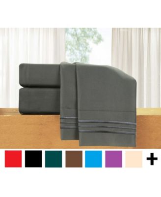 Luxury Soft Solid 4-Pc. Sheet Set, King