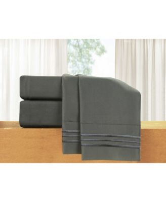Luxury Soft Solid 4-Pc. Sheet Set, Queen