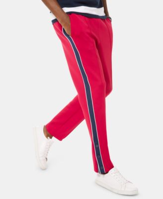 Scuba Stripe Side-Snap Track Pants 