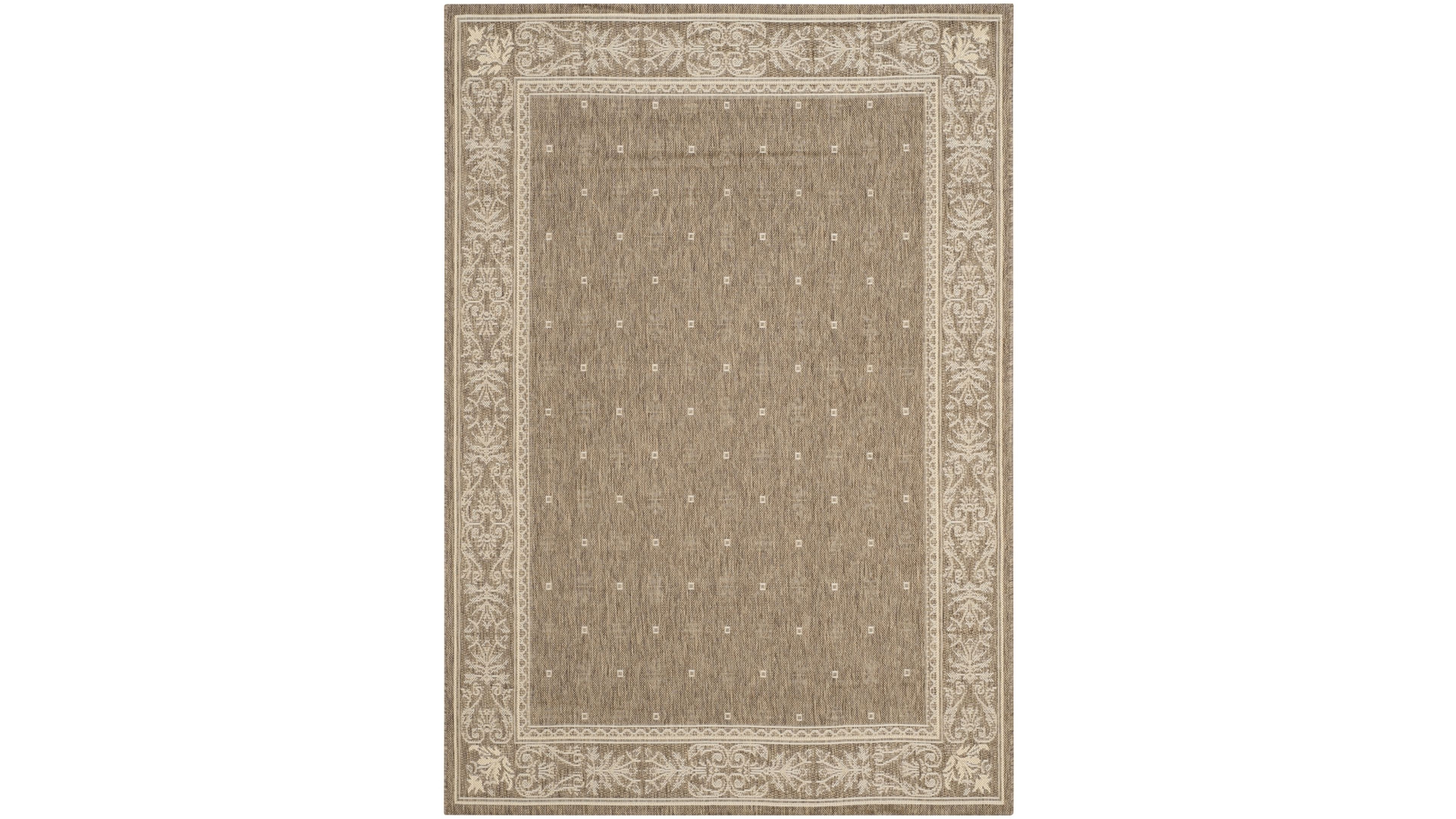 Safavieh Courtyard CY2326 Brown and Natural 8' x 11' Outdoor Area Rug