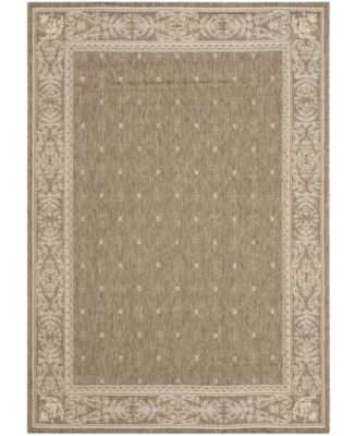 Safavieh Courtyard CY2326 Brown and Natural 8' x 11' Outdoor Area Rug ...