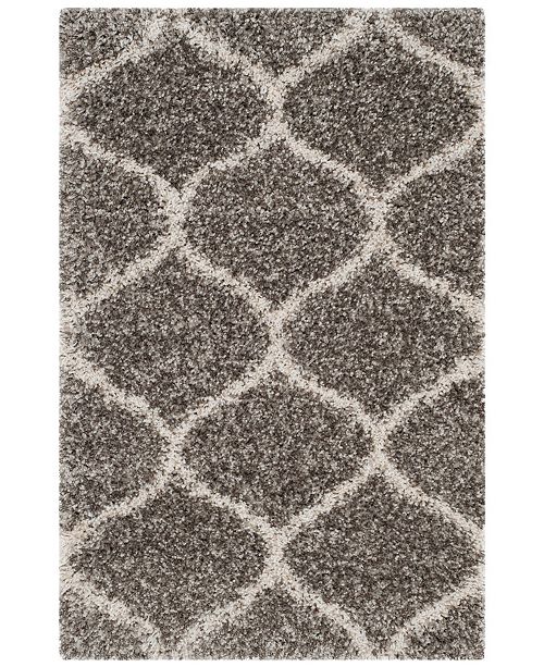Safavieh Hudson Gray And Ivory 2 3 X 3 9 Area Rug Reviews Rugs Macy S