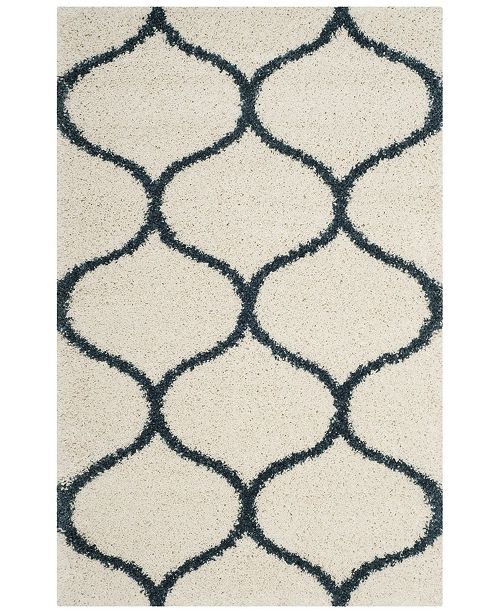 Safavieh Hudson Ivory And Slate Blue 6 X 9 Area Rug Reviews Rugs Macy S