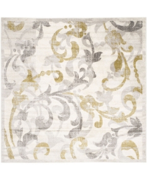 Safavieh Amherst Ivory and Light Gray 5' x 5' Square Area Rug