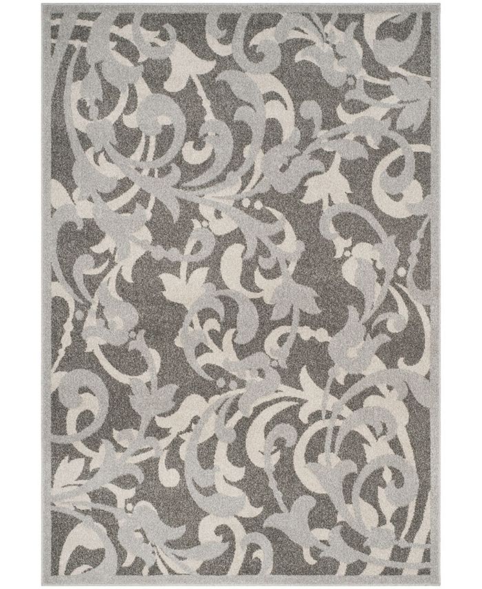 Safavieh Amherst Grey and Light Grey 2'3" x 7' Runner Area Rug Macy's