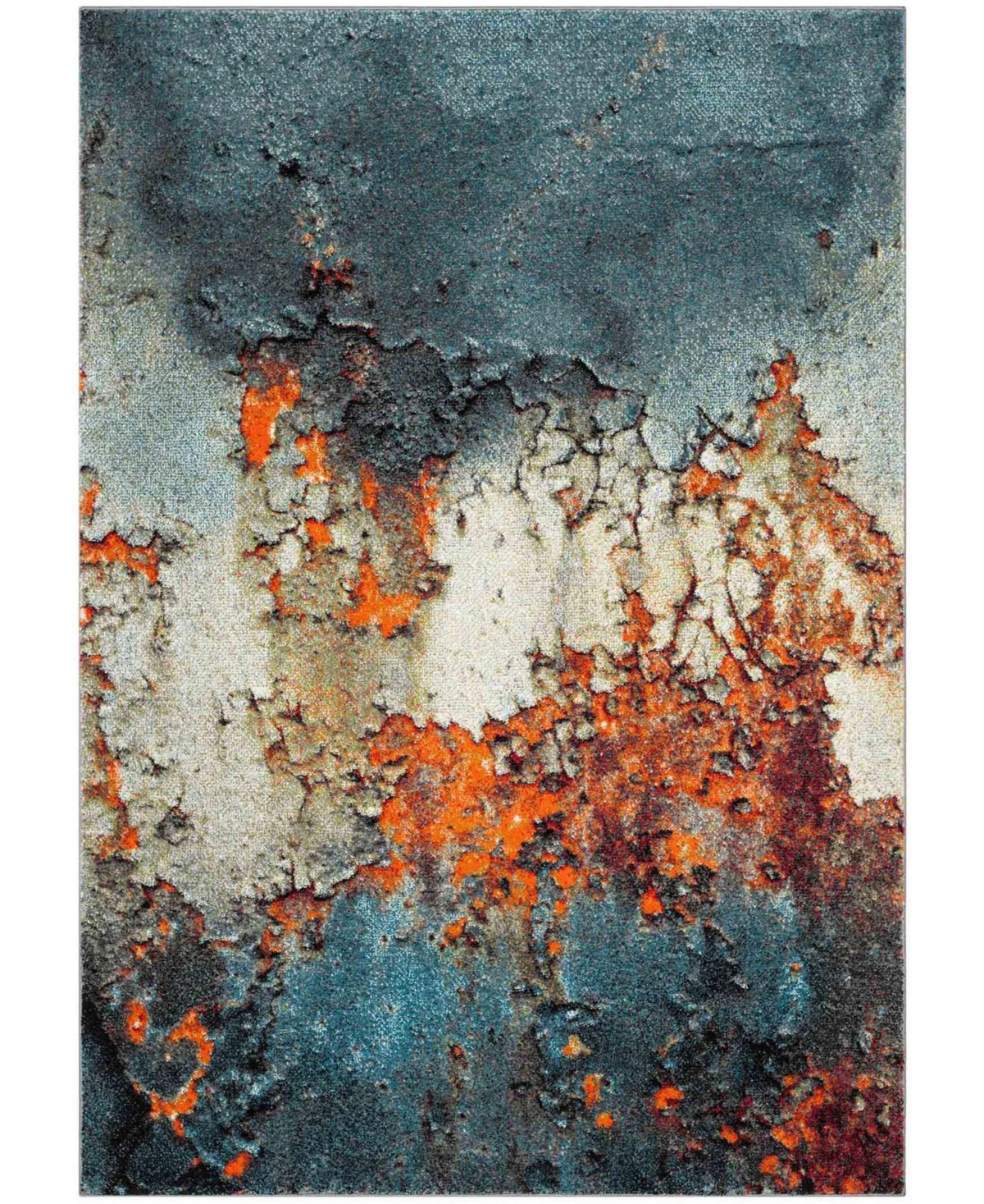 Safavieh Glacier Blue and Multi 9' x 12' Area Rug - Blue