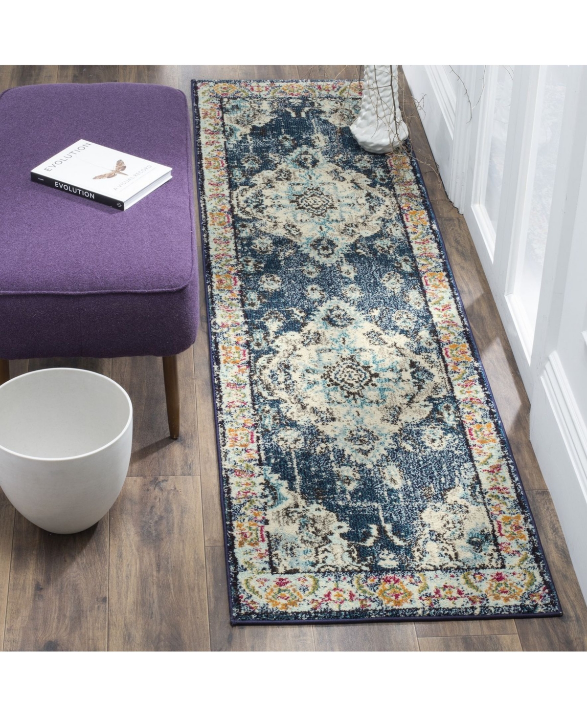 Safavieh Monaco MNC243 Area Rug -Light Blue