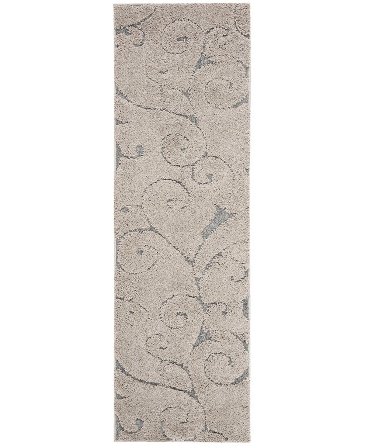 Safavieh Florida Shag SG455 Runner Area Rug -Light Blue