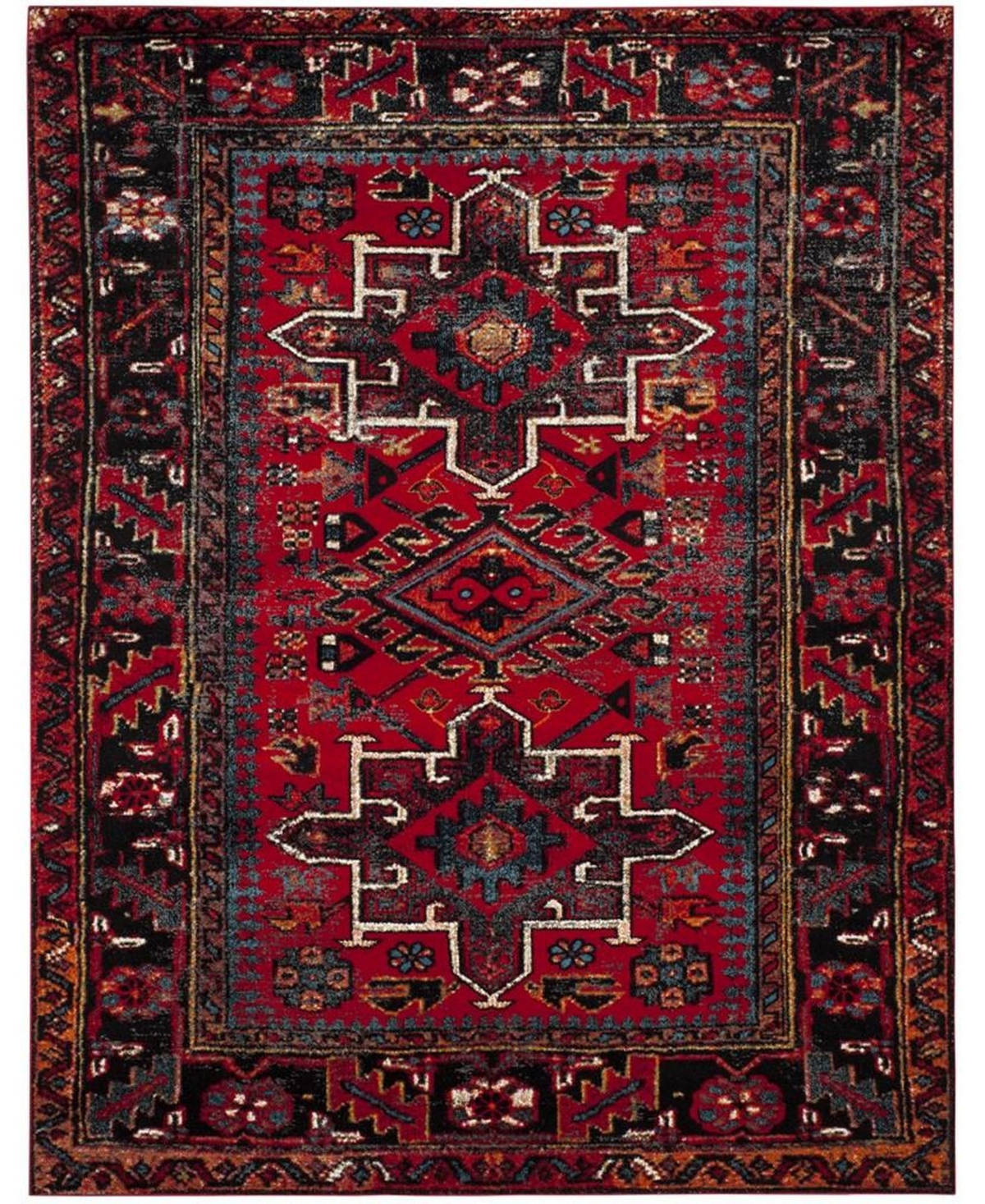Safavieh Vintage Hamadan Red and Multi 12' x 18' Area Rug - Red