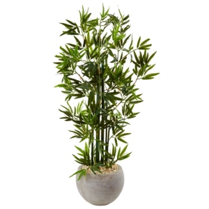 Nearly Natural 4' Artificial Tree In Sand Colored Bowl In Green