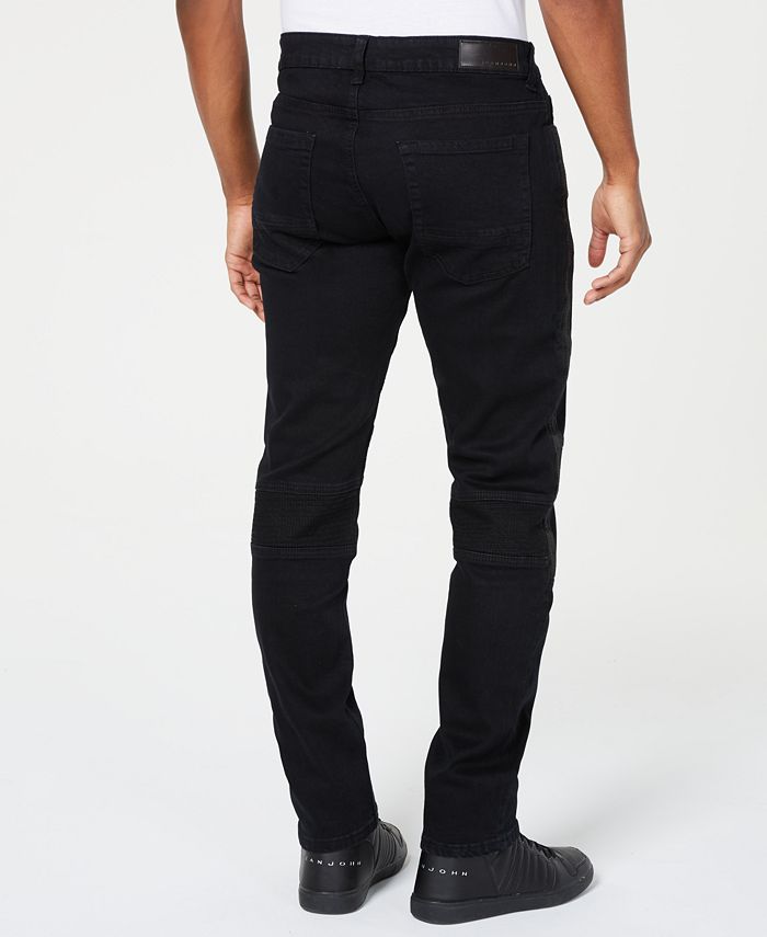 Sean John Men's Slim-Fit Moto Jeans, Created for Macy's - Macy's
