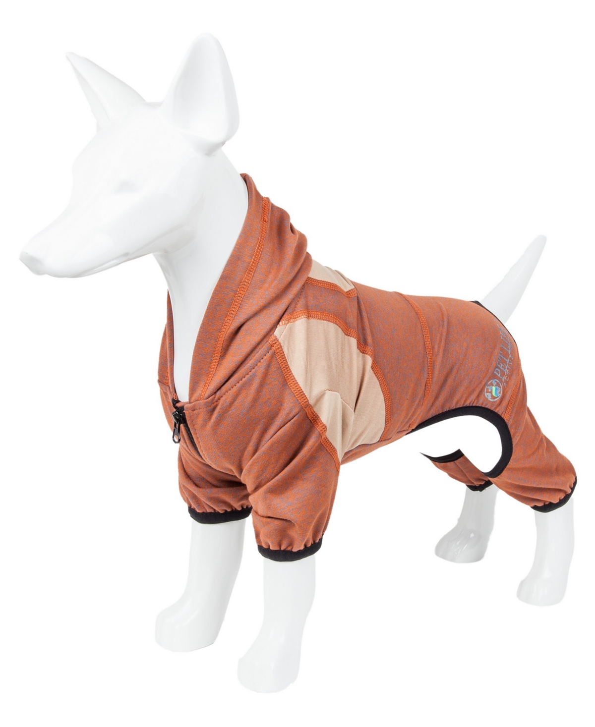 Pet Life Active 'Fur-Breeze' Performance Two Toned Full Bodied Hoodie