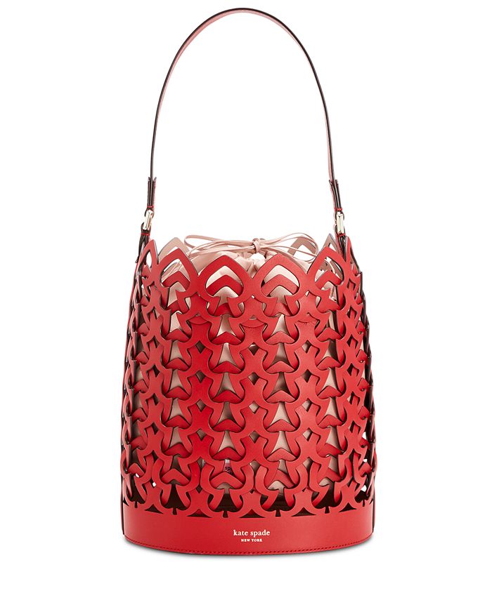 kate spade new york Dorie Woven Leather Bucket Bag Macy s