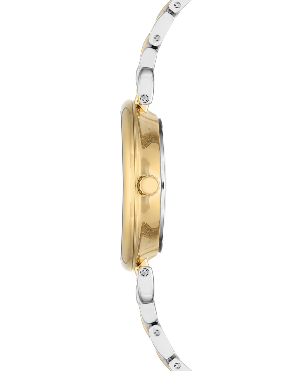 Shop Anne Klein Women's Two-tone Bracelet Watch 30mm In Navy